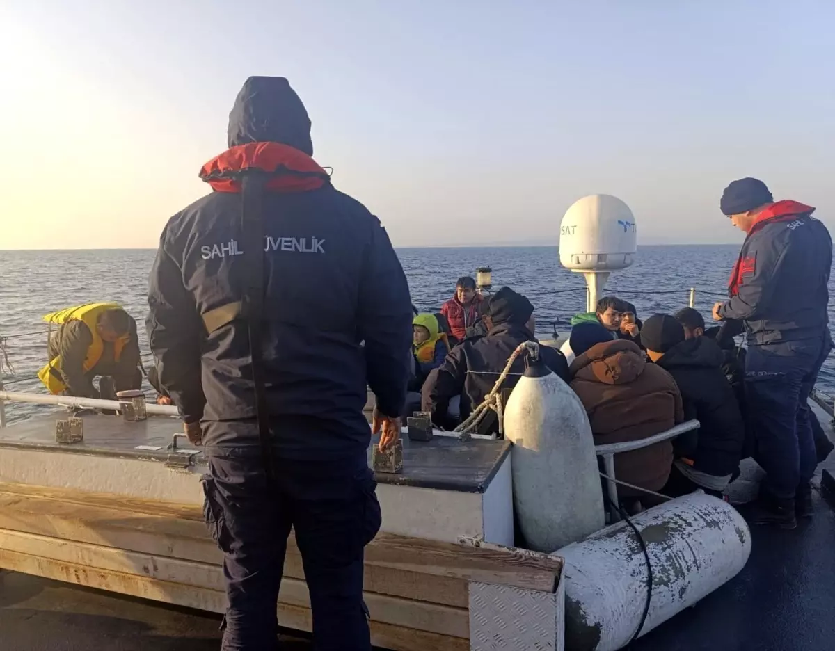Çanakkale’de 33 Kaçak Göçmen Yakalandı