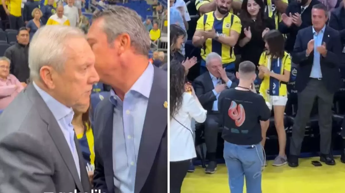 Fenerbahçe’de tarihi anlar: Ali Koç ve Aziz Yıldırım, birlikte maç izledi