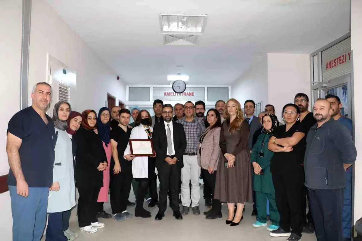 Bingöl’de Organ Bağışı İçin Teşekkür Belgesi