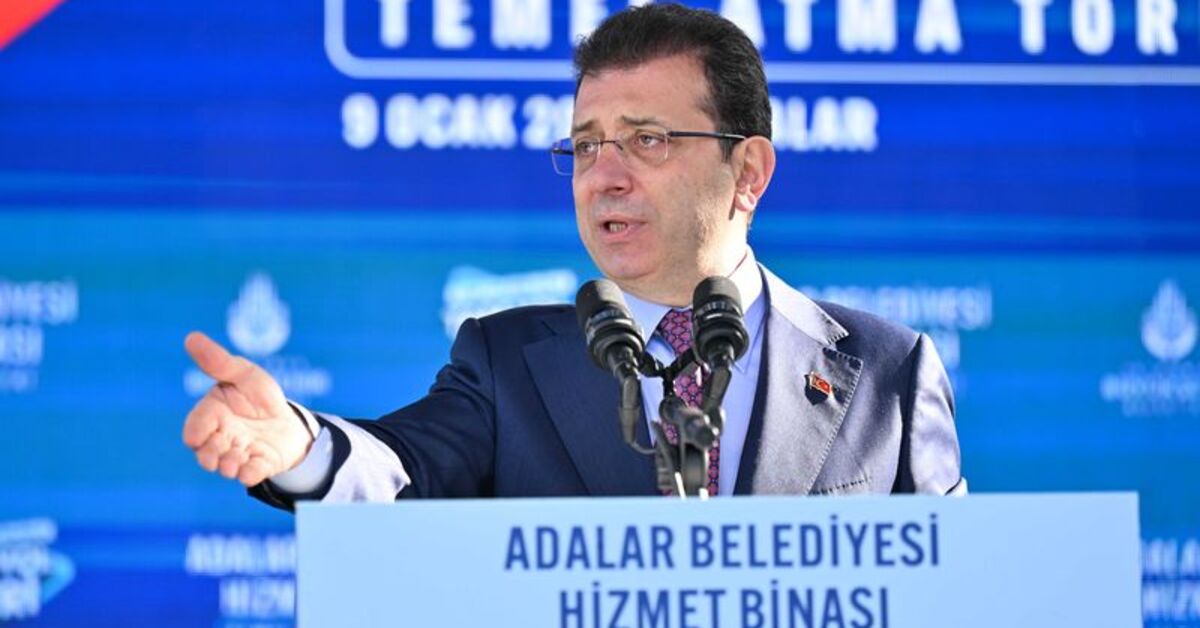 İBB Başkanı İmamoğlu’ndan protestocuya, “Ağabey sesin çok detone”