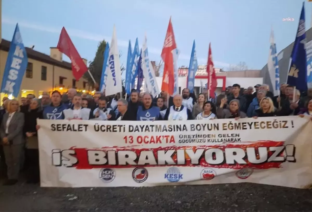 Samsun’da Kamu Emekçileri İş Bırakıyor